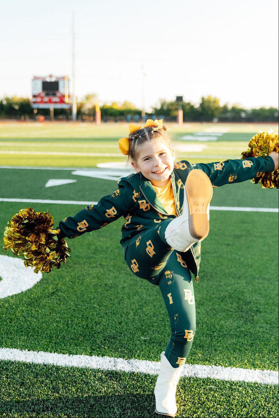 Baylor Green Bear Leggings