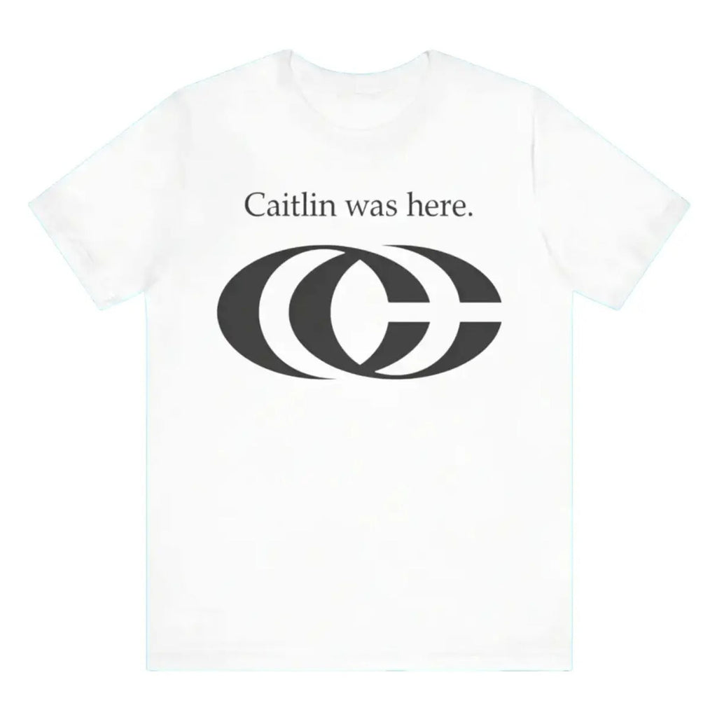 "Caitlin Was Here" T-Shirt - Caitlin Clark Fan Apparel, Western Style Meme Tee, Trendy Streetwear Gift