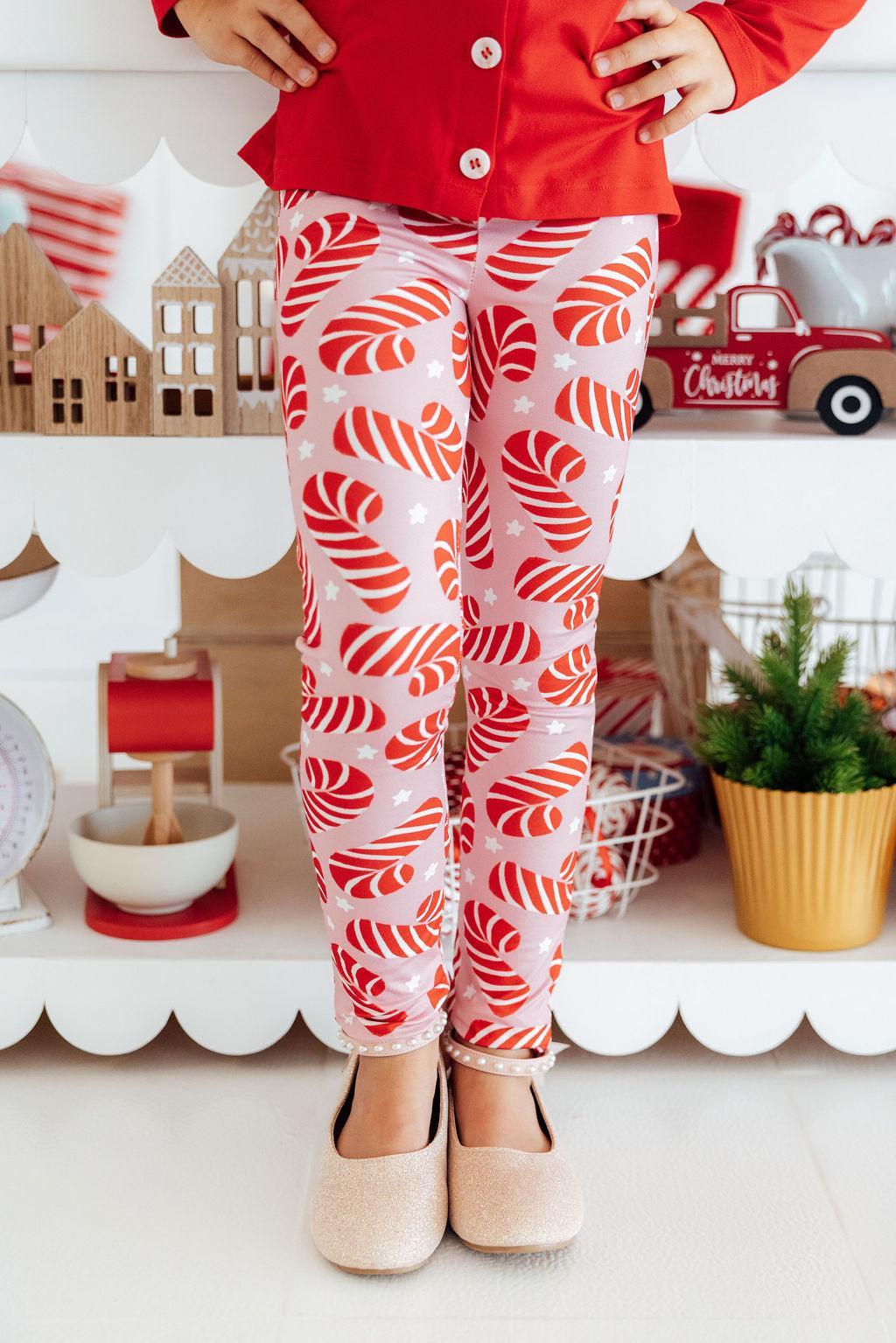 Candy Canes Leggings