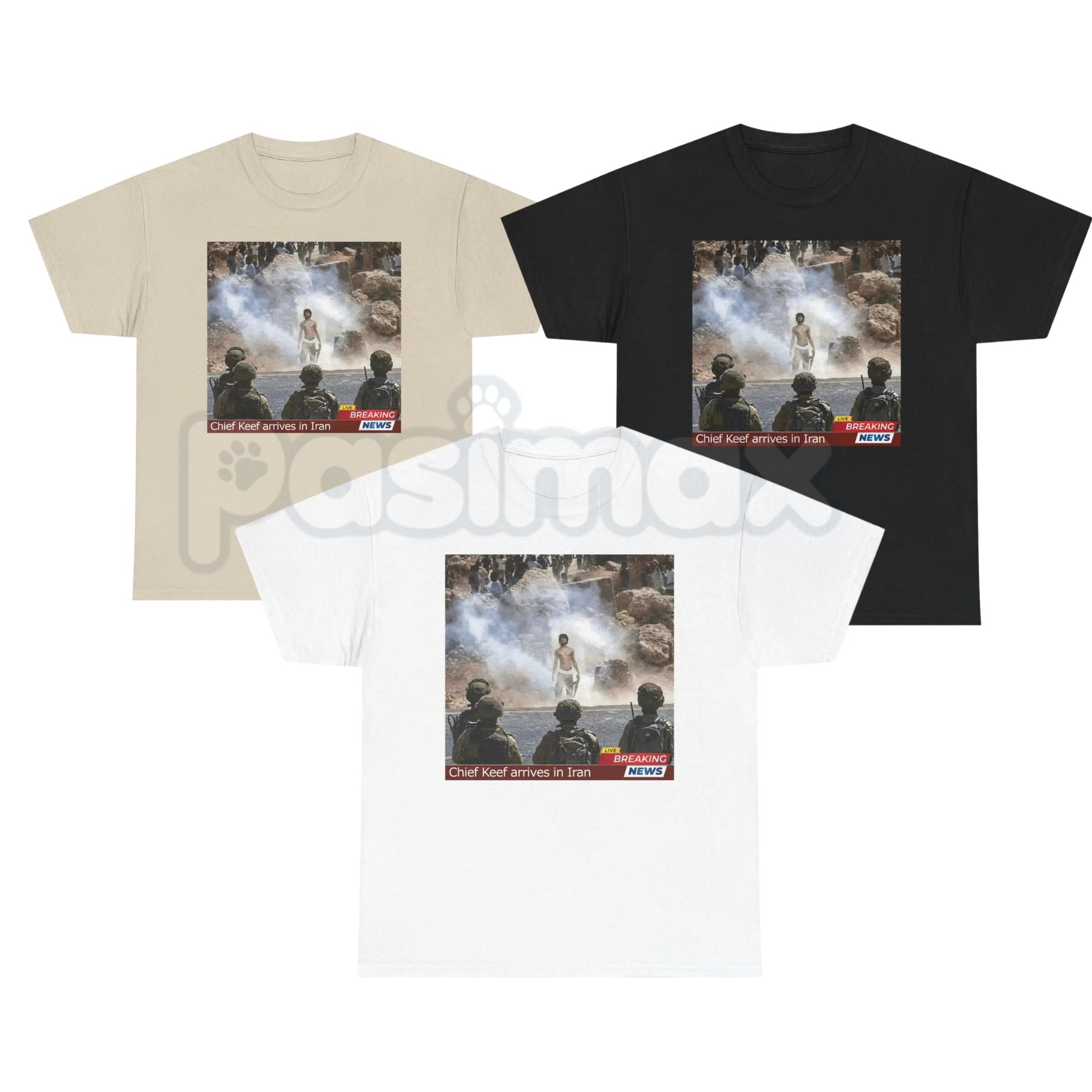 Chief K in Iran Graphic T-Shirt - Viral Streetwear Culture Tee, Premium 100% Cotton Glo-Style Fan Top, International Hip-Hop Aesthetic Shirt, Limited Edition Graphic Print Tee, Soft Lived-In Urban Fashion Apparel