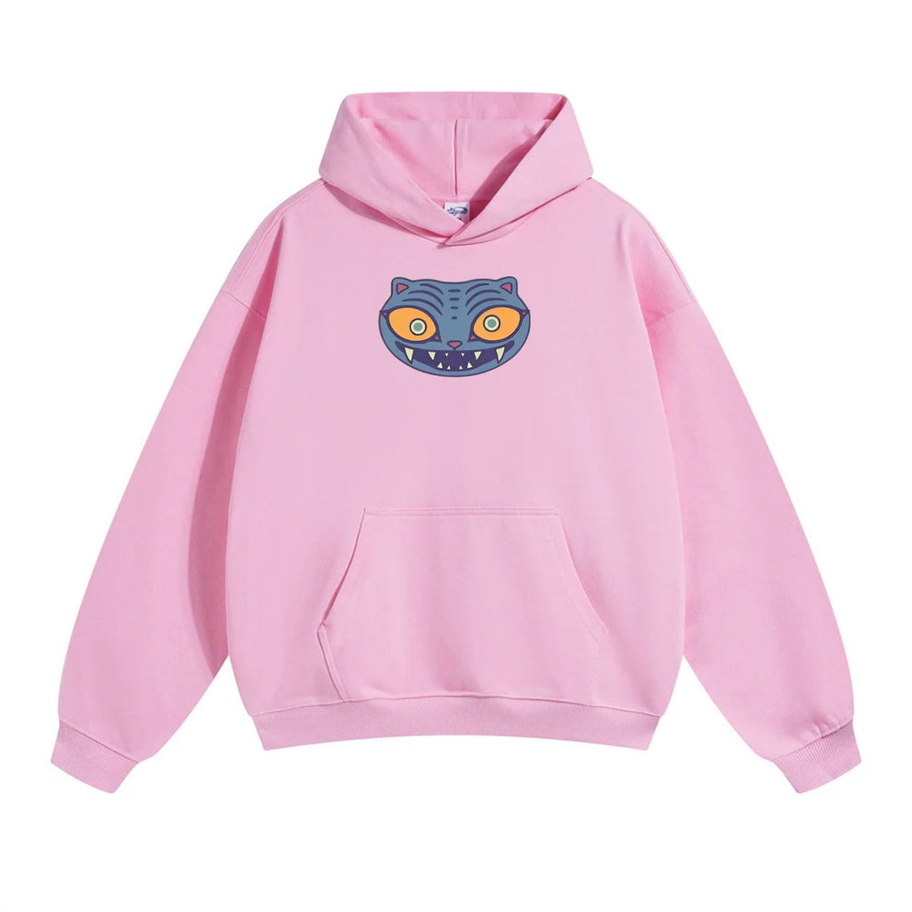Derpy Tiger Zoey Hoodie – Cute & Funny Animal Graphic Pullover, Adorable Unisex Gift