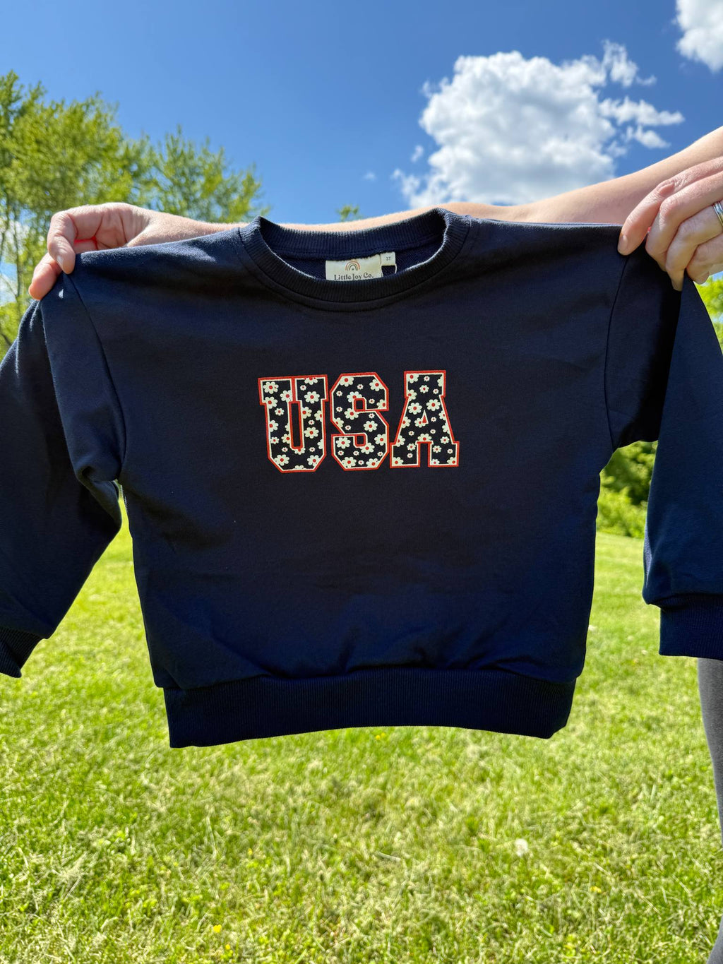 USA Daisy Crewneck Sweatshirt - more colors