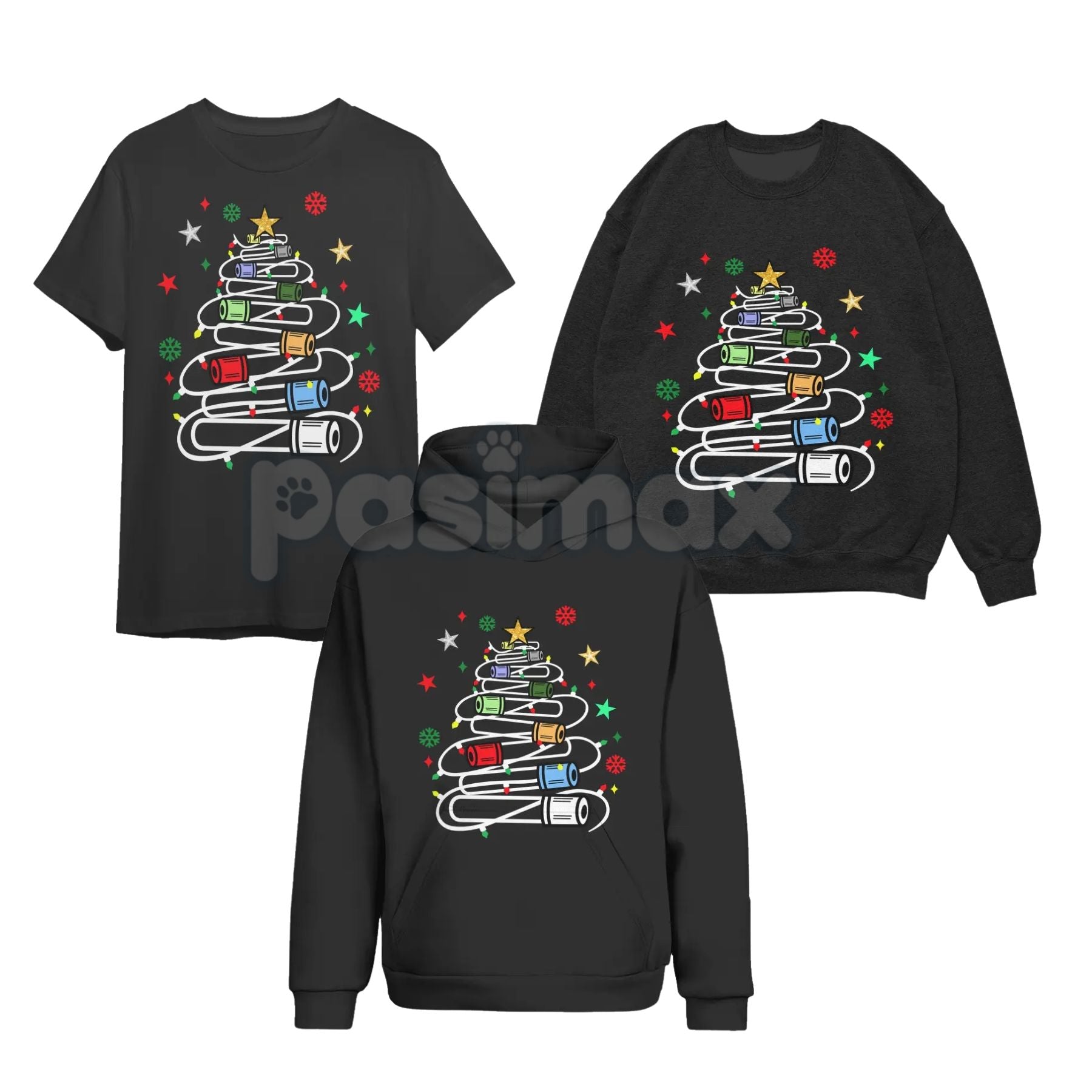 Funny Phlebotomy Christmas T-Shirt – Blood Draw Humor Holiday Graphic Tee, Sweatshirt & Hoodie