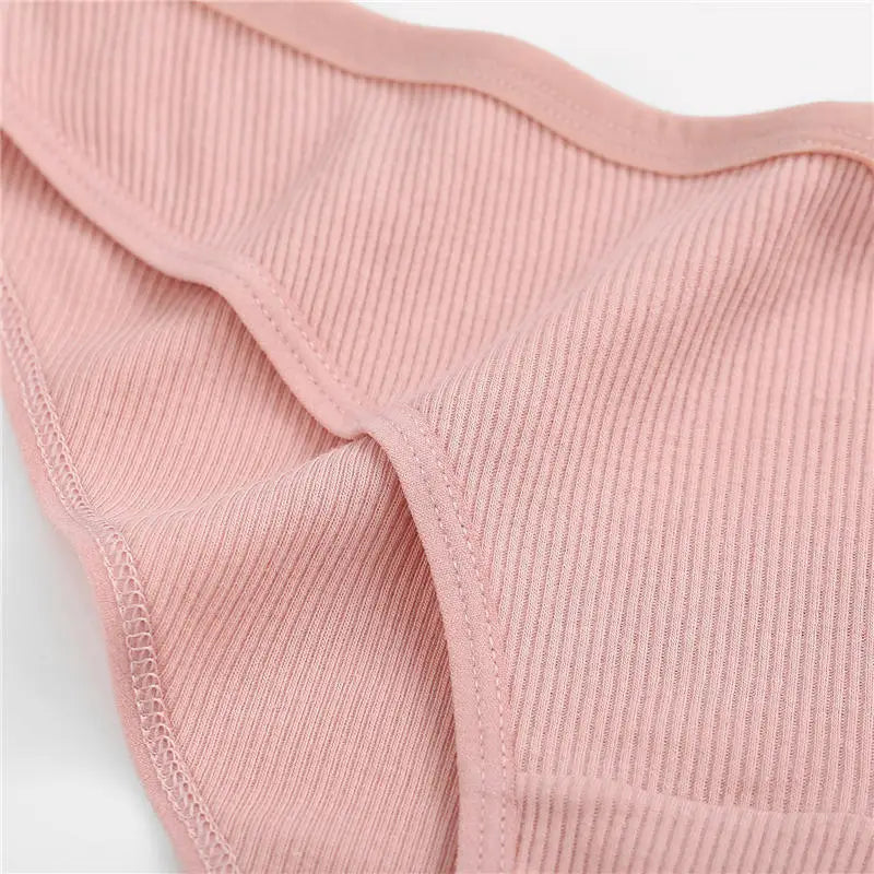 3PCS M-2XL Women Cotton Panties Briefs Female Sexy V Wasit Underwear Ladies Underpants Pantys Girls Plus Size Intimates Lingerie