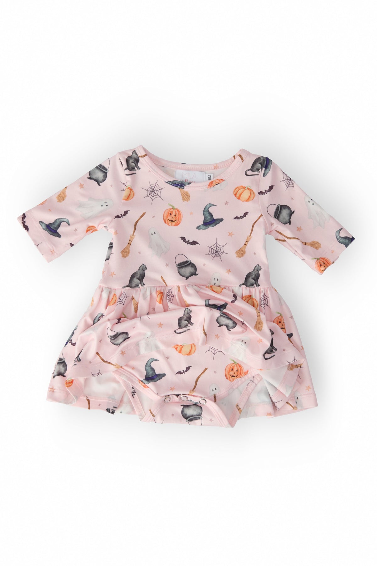 Hey Boo 3/4 Sleeve Twirl Bodysuit