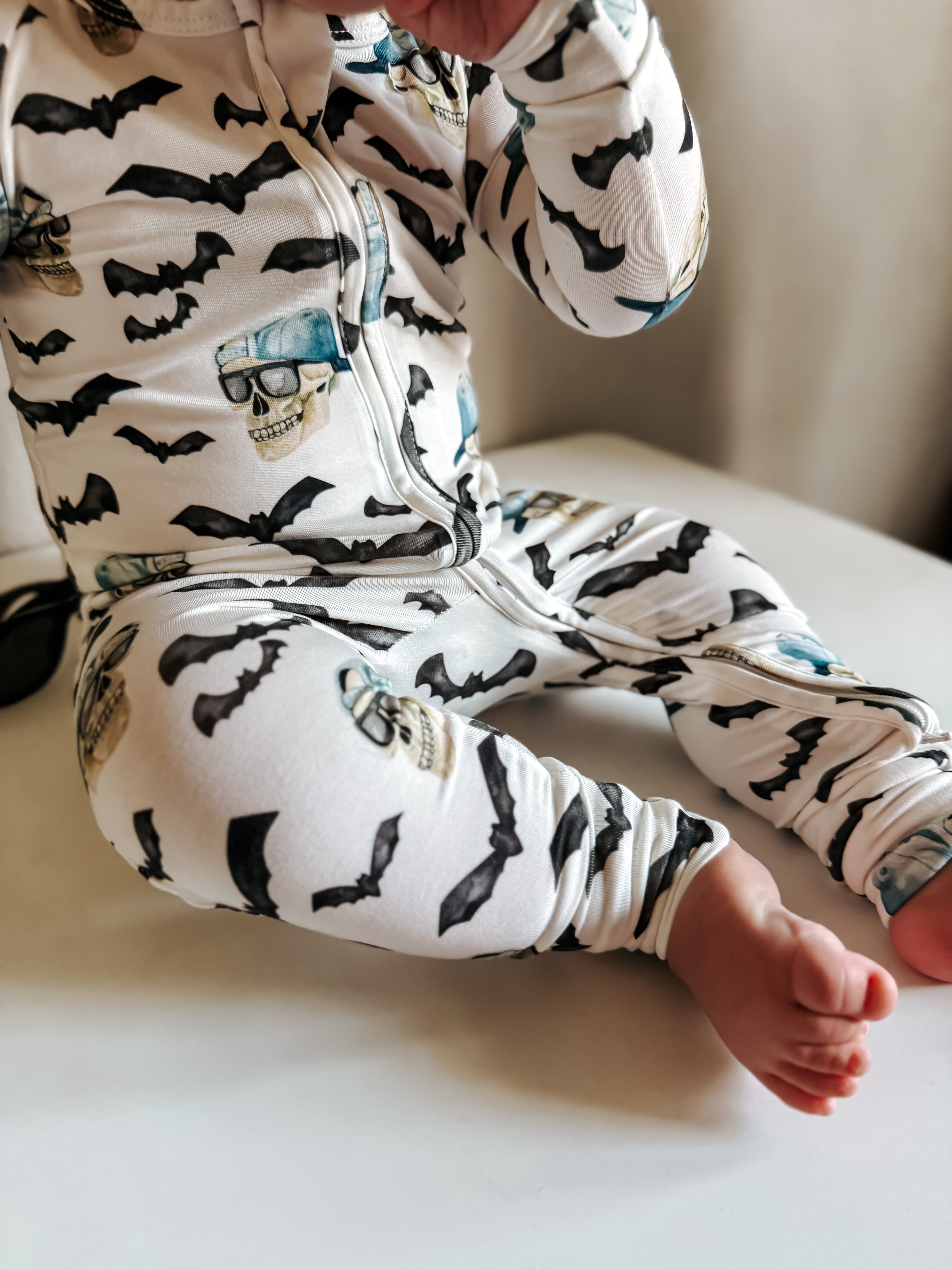Spooky Bro Bamboo Zippy Pajamas