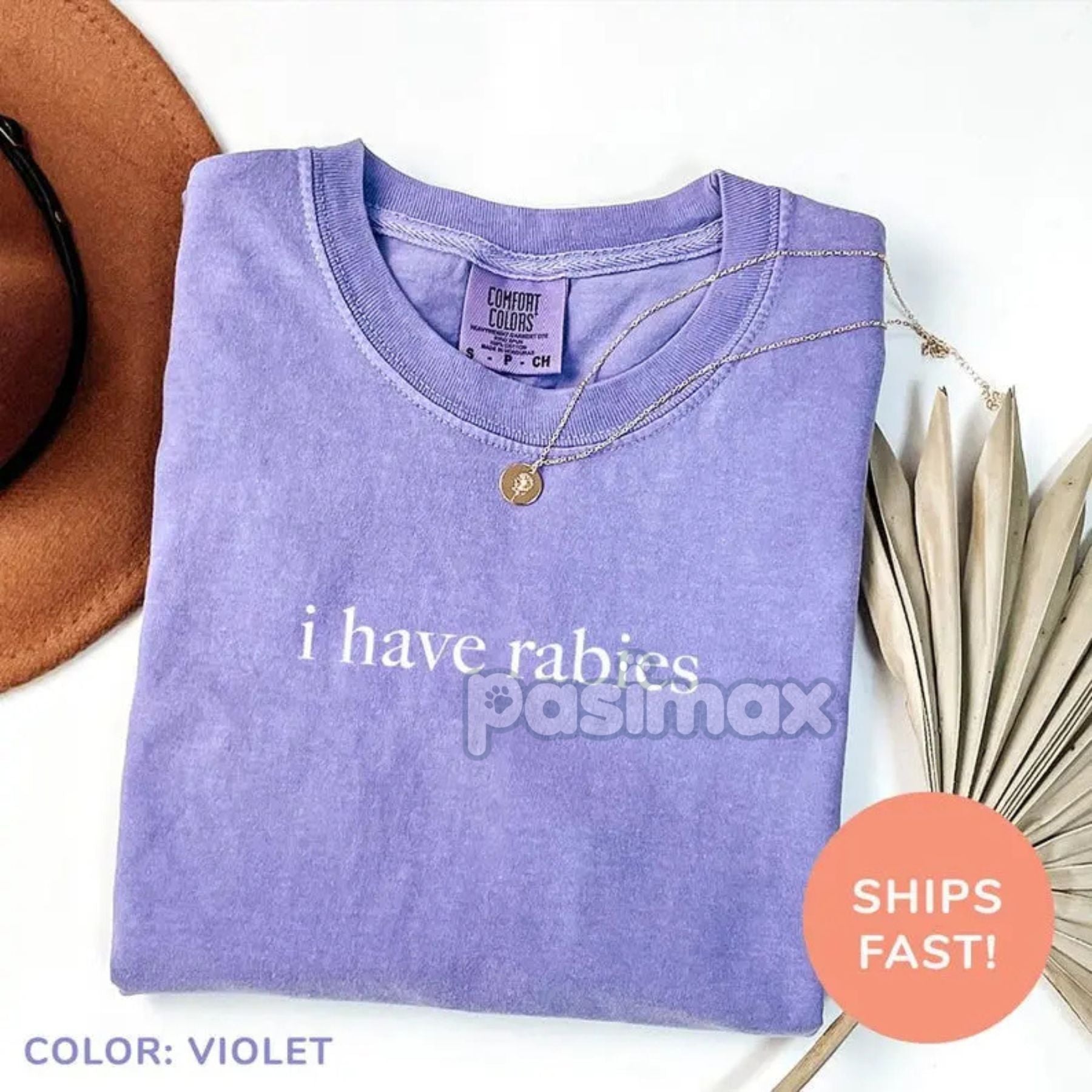 I Have Rabies T-Shirt – Funny Meme Graphic Tee, Humor Streetwear Top for Men & Women