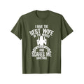 "I have the best Wife" T-Shirt - Funny Husband Humor Tee, Summer Casual Gift for Him