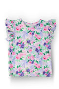Lavender Love S/S Ruffle Tee