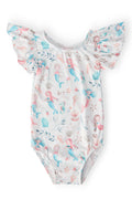 Mermaid Friends S/S Flutter Sleeve Leotard