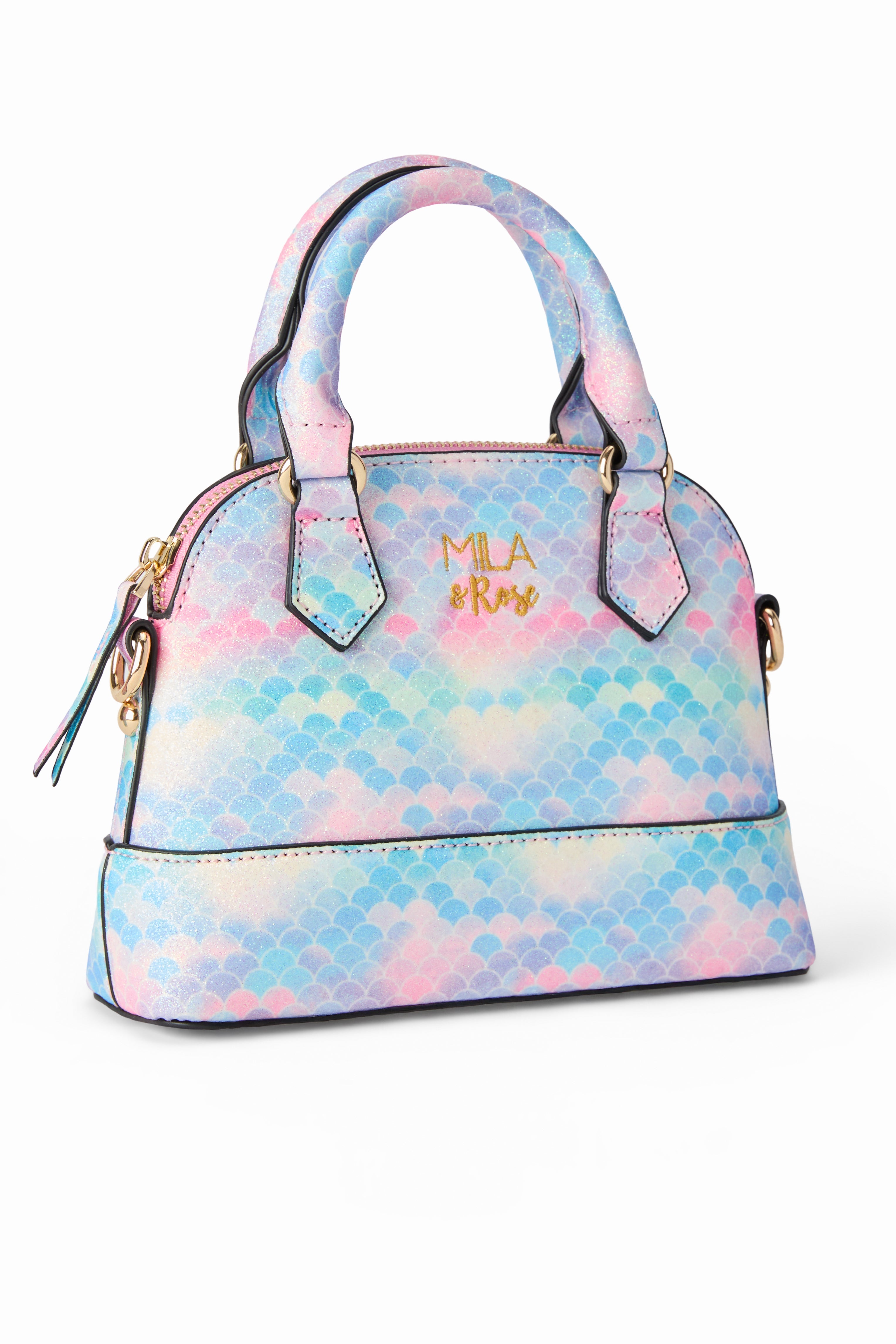 Mermaid Glitter Girl's Crossbody Purse