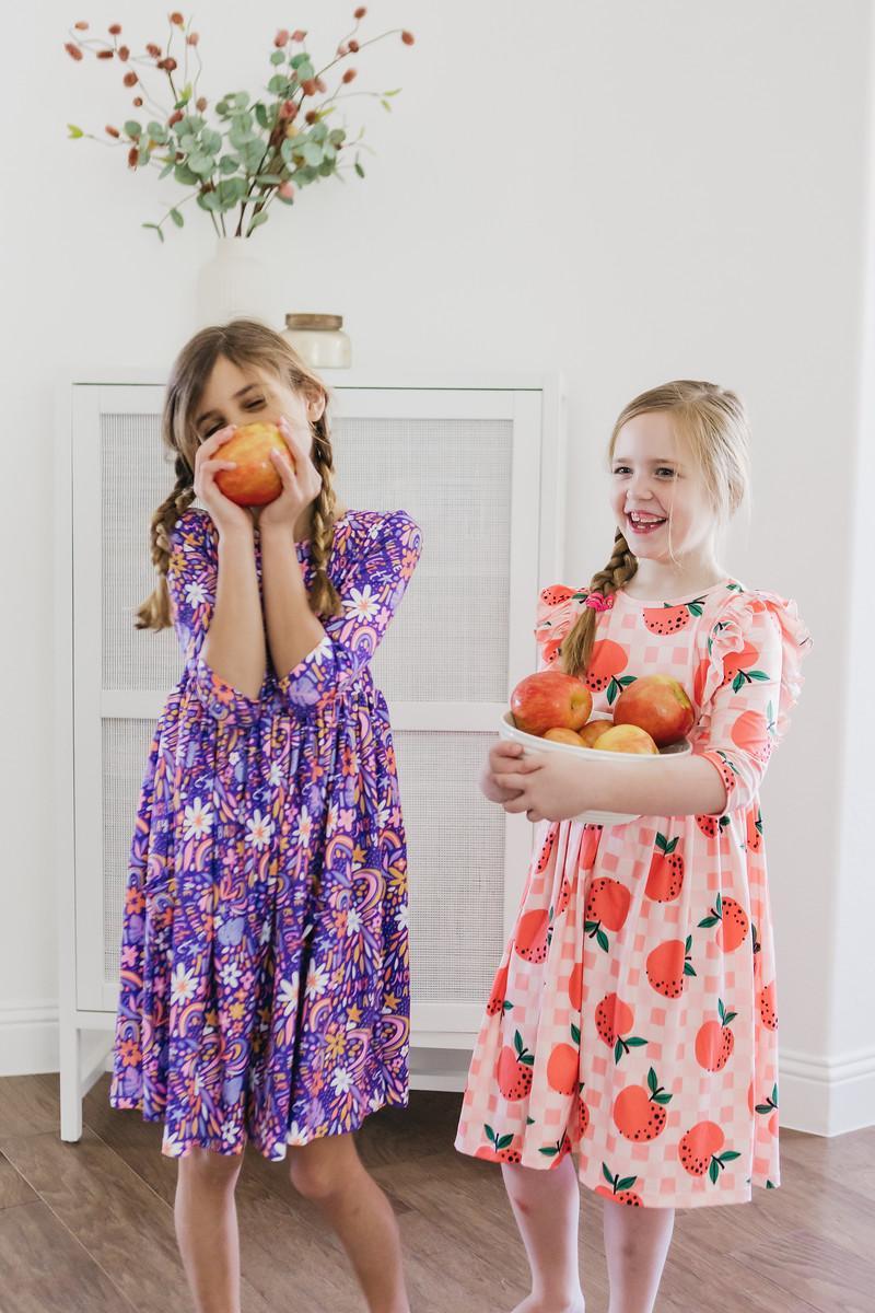 No Bad Days 3/4 Sleeve Pocket Twirl Dress