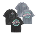 Old Row Men's Vintage Washed Batik T-Shirt – Retro Coastal Graphic Streetwear Tee
