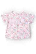 Ribbons & Roses Ruffle Pocket Tee