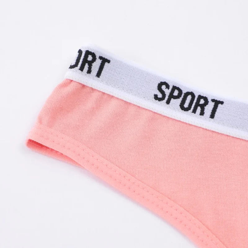 6Pcs/Set Women Thongs Cotton Panties Plus Zise Underwear Sexy G-String Low Waist Briefs Underpants Comfortable Lingerie S-XL