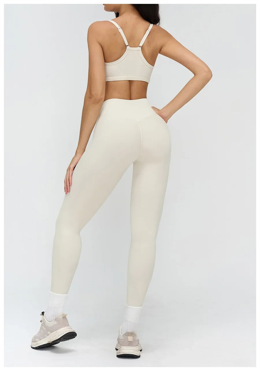 Yoga Clothes Set 2PCS Gym Crop Top Women Outfits Sports Bra High Waist Legging Fitness Suit Running Workout Tracksuit Sportswear