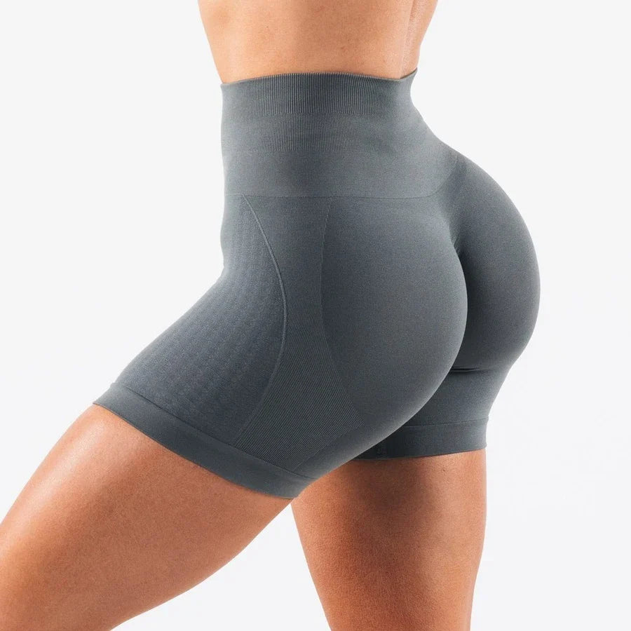 NCLAGEN Sports Shorts Woman High Waist Gym Clothes Seamless Leggings Booty Scrunch Tights Running Workout Fitness Cycling Shorts