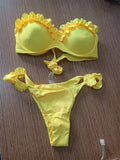 Sexy Animal Print Leopard Bikini Push Up Swimsuit Women Bikinis Sets 2026 Brazilian Bathing Suit Bandeau Beach Thong Swimwear