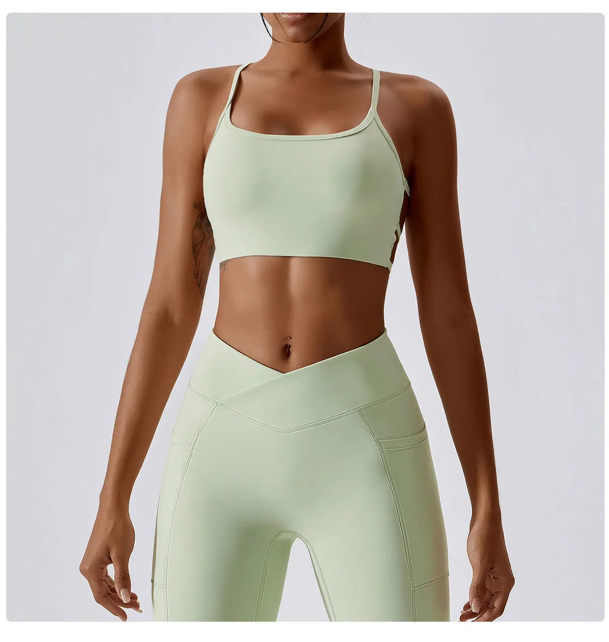 Sexy Cross Sports Bra Gym Top Women Training Running Yoga Bra Stretch Women Sports Underwear Fitness Workout Women Tank Tops