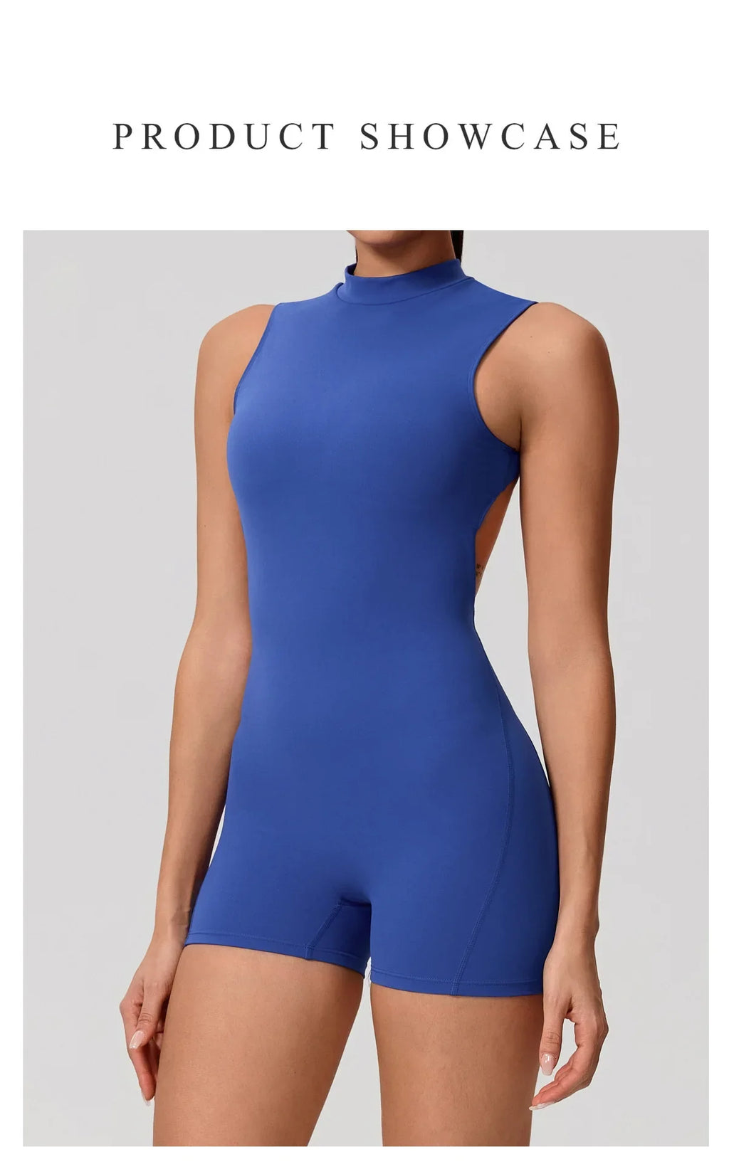 Hearuisavy Summer Sports Overalls Women Gym High Stretch Sleeveless Yoga Bodysuit Running Push Up Butt-Lifting Fitness Jumpsuit