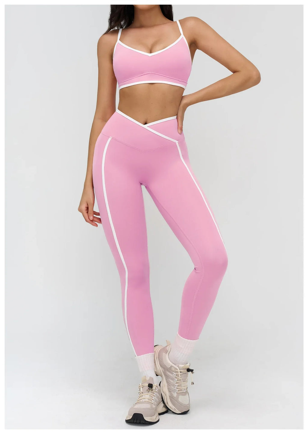 Women Bra Shockproof Gym Top Women Underwear Thin Strap Halter Sports Bras Scrunch Push-up Workout Yoga Tank Tops Women's Clothe