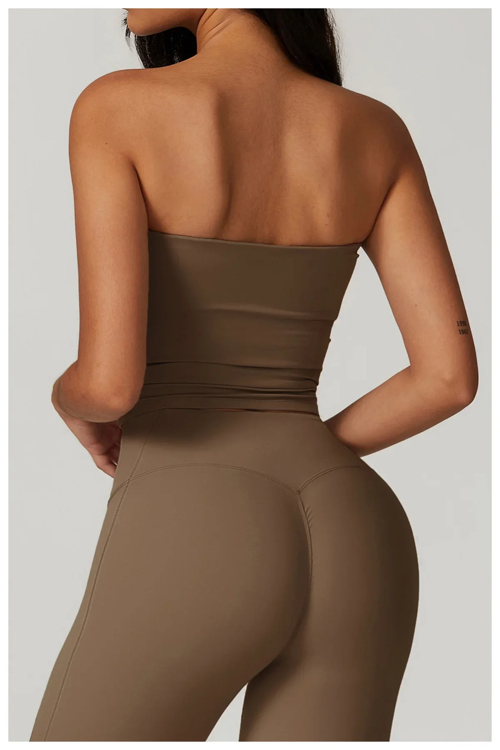 Strapless Yoga Vest for Women Underwear Sexy Beautiful Back Sports Bra for Women's Gym Shock-absorbing Quick Drying Fitness Top