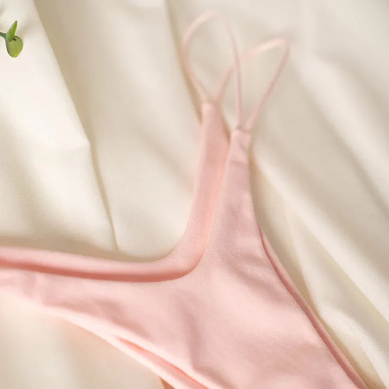 Cotton G String Thong Women Panties Sexy Briefs T-back Underwear Low Waist Seamless Femlae Lingerie Size S-XL