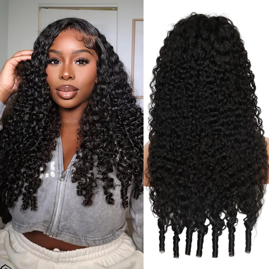 13x6 Lace Frontal Wig 200% Density Burmese Curly Wig Human Hair 13x4 HD Transparent Pre Plucked Burmese Virgin Human Hair Wigs