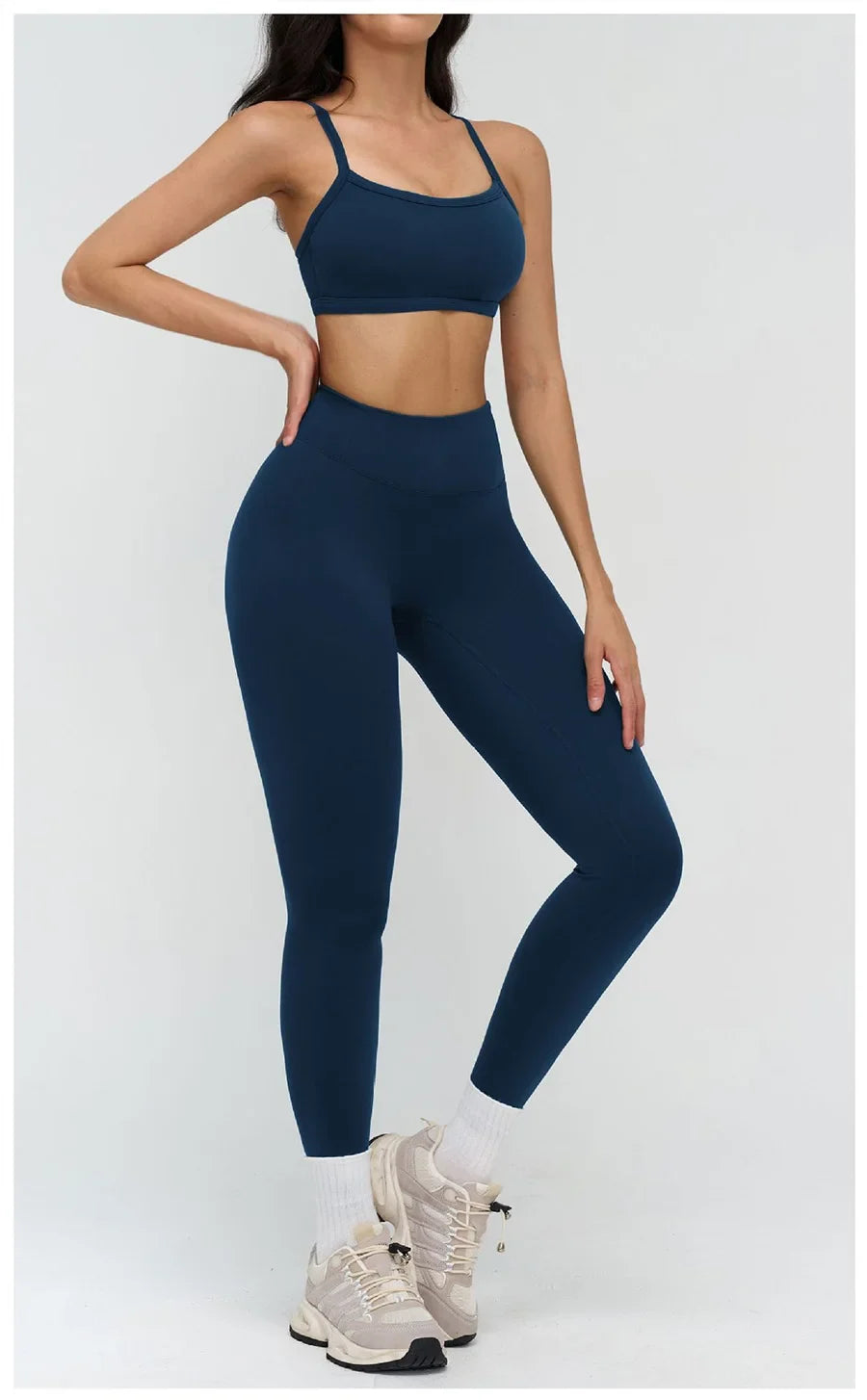 Yoga Clothes Set 2PCS Gym Crop Top Women Outfits Sports Bra High Waist Legging Fitness Suit Running Workout Tracksuit Sportswear