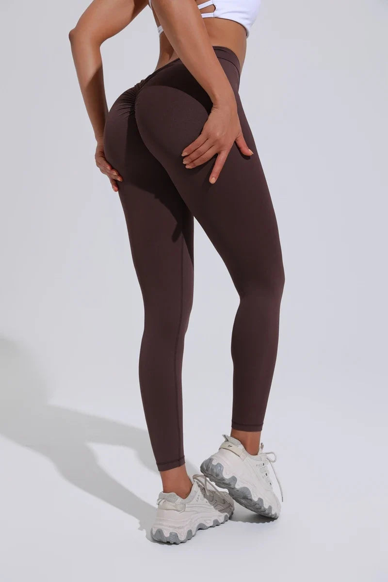 DIAS FIT JOY Women's Yoga pants back V-waist buttocks lifting pants high waist sports and fitness pants sports pants