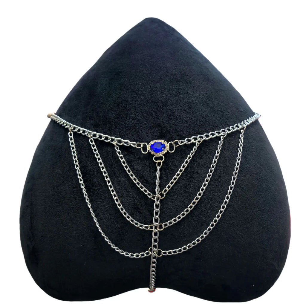 Rhinestones G String Girls Metal Chain Sexy Women Panties Gem Briefs Thong Lace Erotic Female Underwear Low Waist Intimates