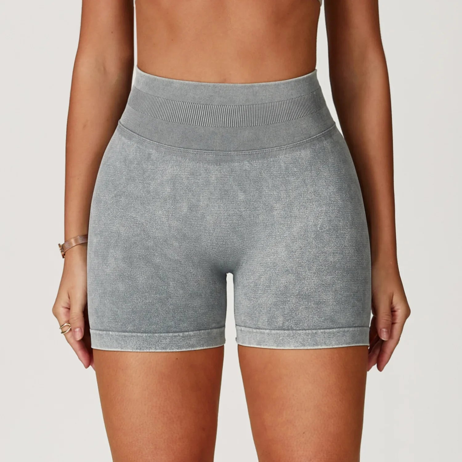 High Waist Yoga Shorts Women Sand Washed Yoga Shorts Workout Shorts Fitness Yoga Lift Butt Fitness Yoga Gym Running Short Pants