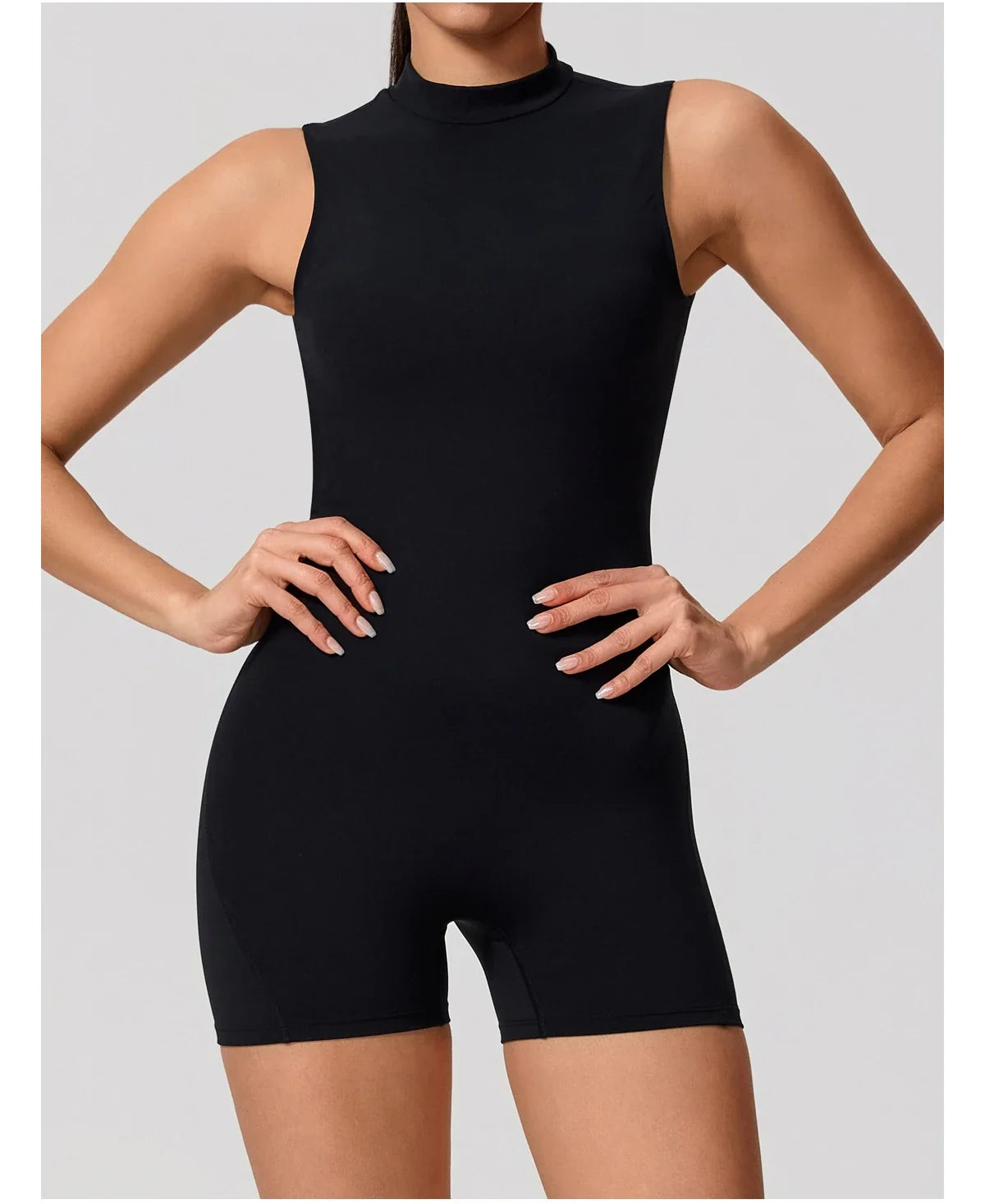 Hearuisavy Summer Sports Overalls Women Gym High Stretch Sleeveless Yoga Bodysuit Running Push Up Butt-Lifting Fitness Jumpsuit
