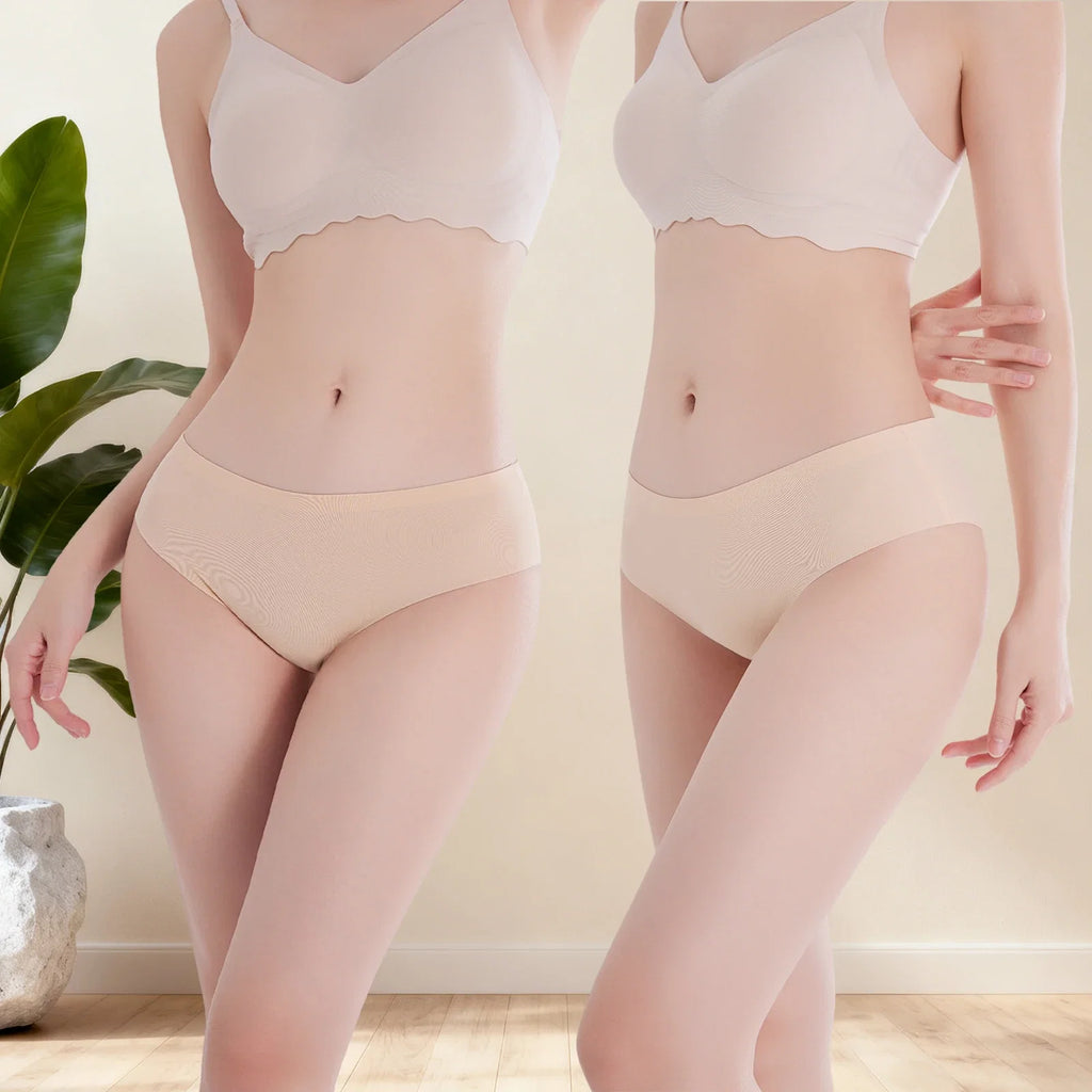 Women Lingerie High Waist Seamless Underwear Breathable Comfort Briefs Soft Thong Women Sexy Panties S-2XL