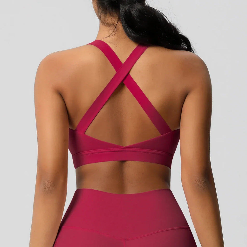 Women Fitness Yoga Bras Sexy Sling Beauty Back Fitness Push Up Sports Women Underwear Running Crop Top Yoga Clothes