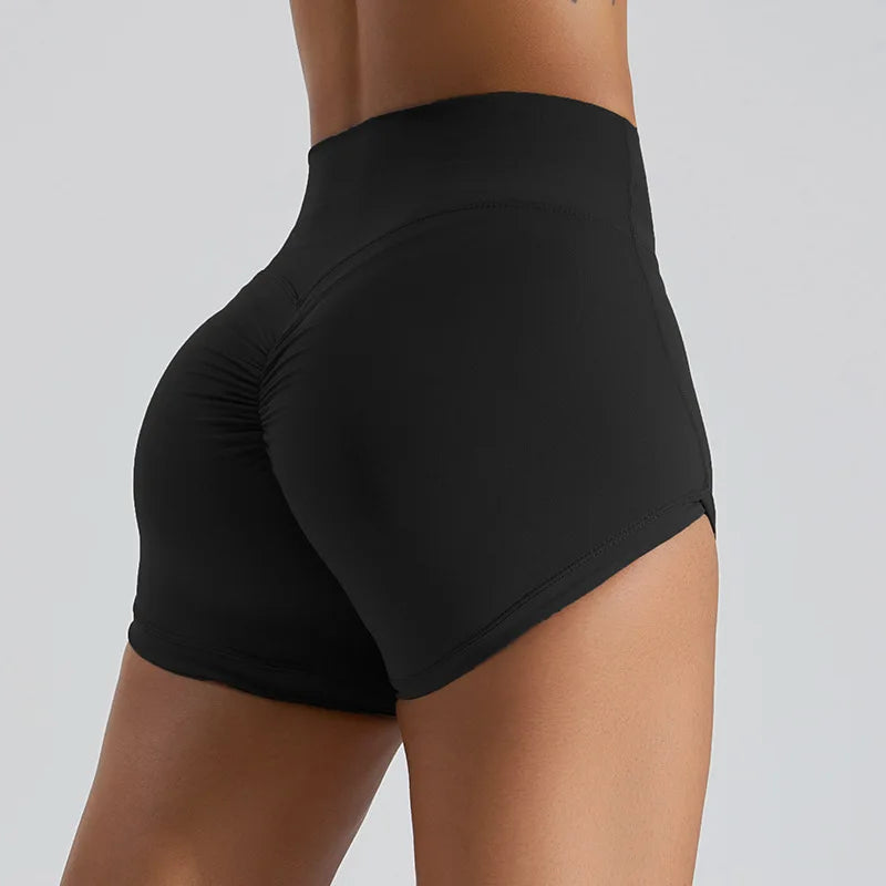 Yoga Shorts Buttock Lift Scrunch Fitness Shorts Gym Legging Cycling Slim Fit Workout Shorts Women High Waist Sports Shorts Women