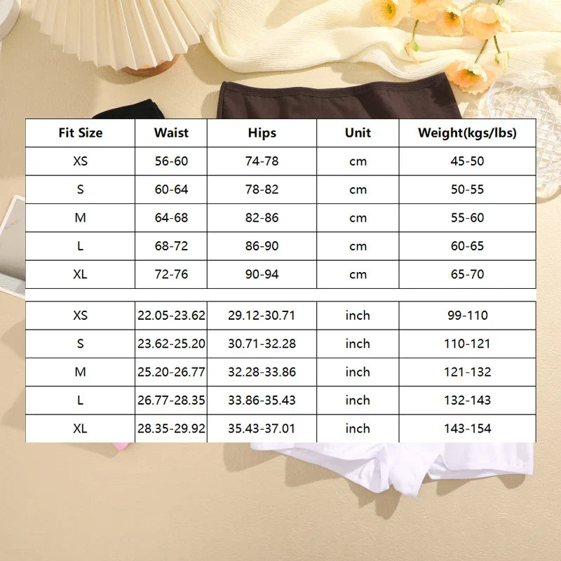 3PCS/SET Women Panties Cotton Seamless Sports Boxers Underwear Female Solid Color Briefs Cozy Lingerie Intimate Underpants XS-XL