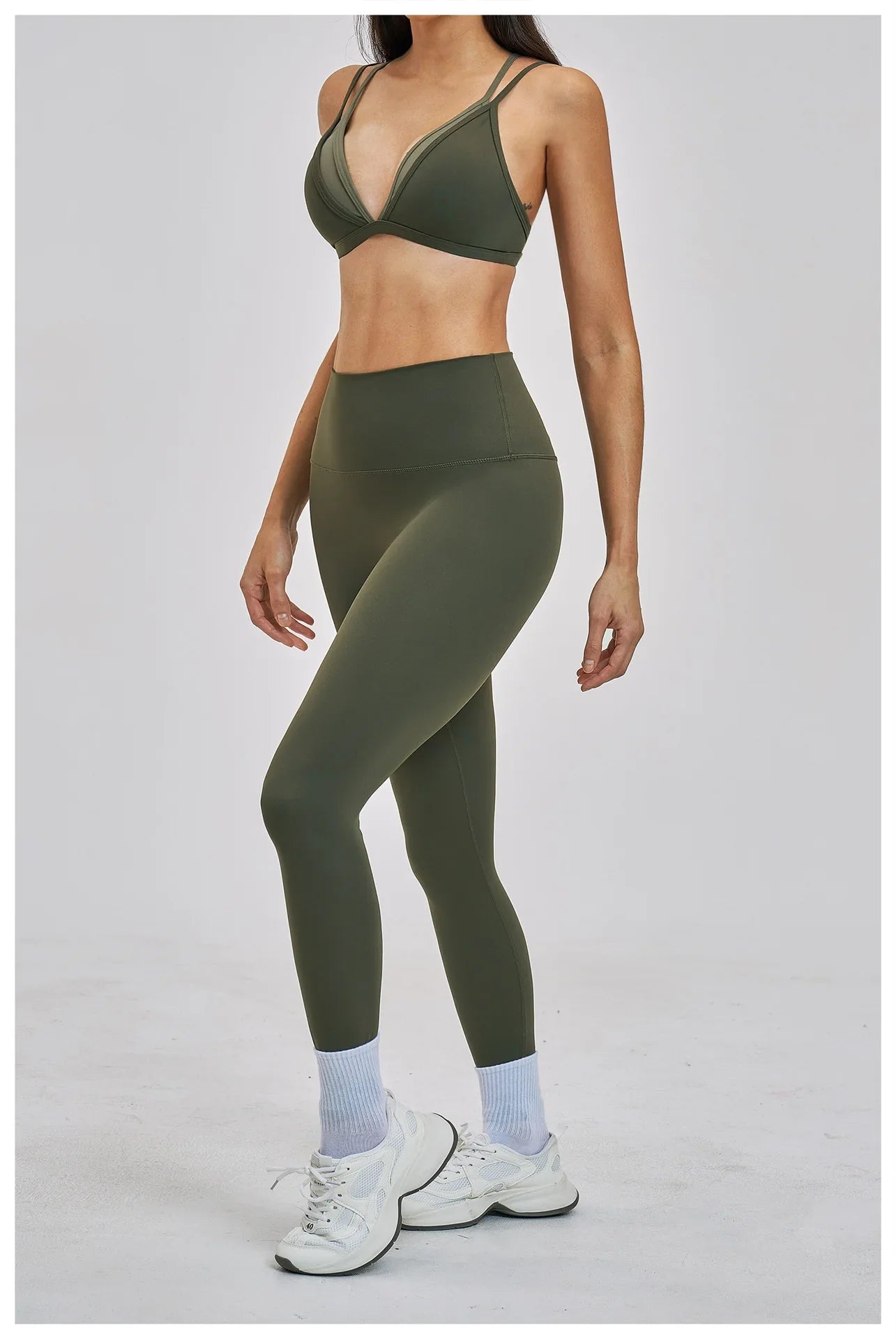2 Piece Yoga Set Women's Tracksuit Athletic Wear Gym Clothes Female Workout Push Up Clothes Sports Bra Leggings Suit Fitness Set