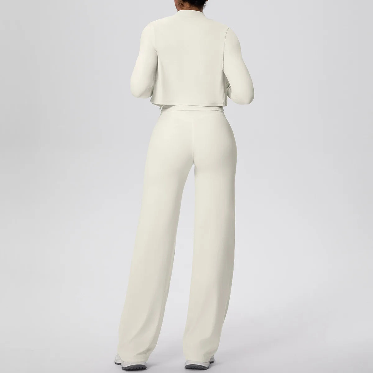 Yoga Set 3PCS Women Workout Sets Sportswear Gym Clothing Fitness zipper Long Sleeve High Waist Leggings Sports Suits Yoga Suit