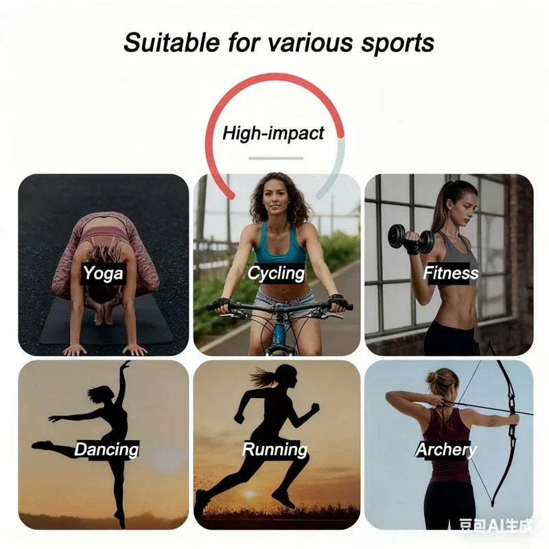 DIAS FIT JOY Cloud feeling wide shoulder strap cross beauty back removable padding sports bra Pilates cycling fitness