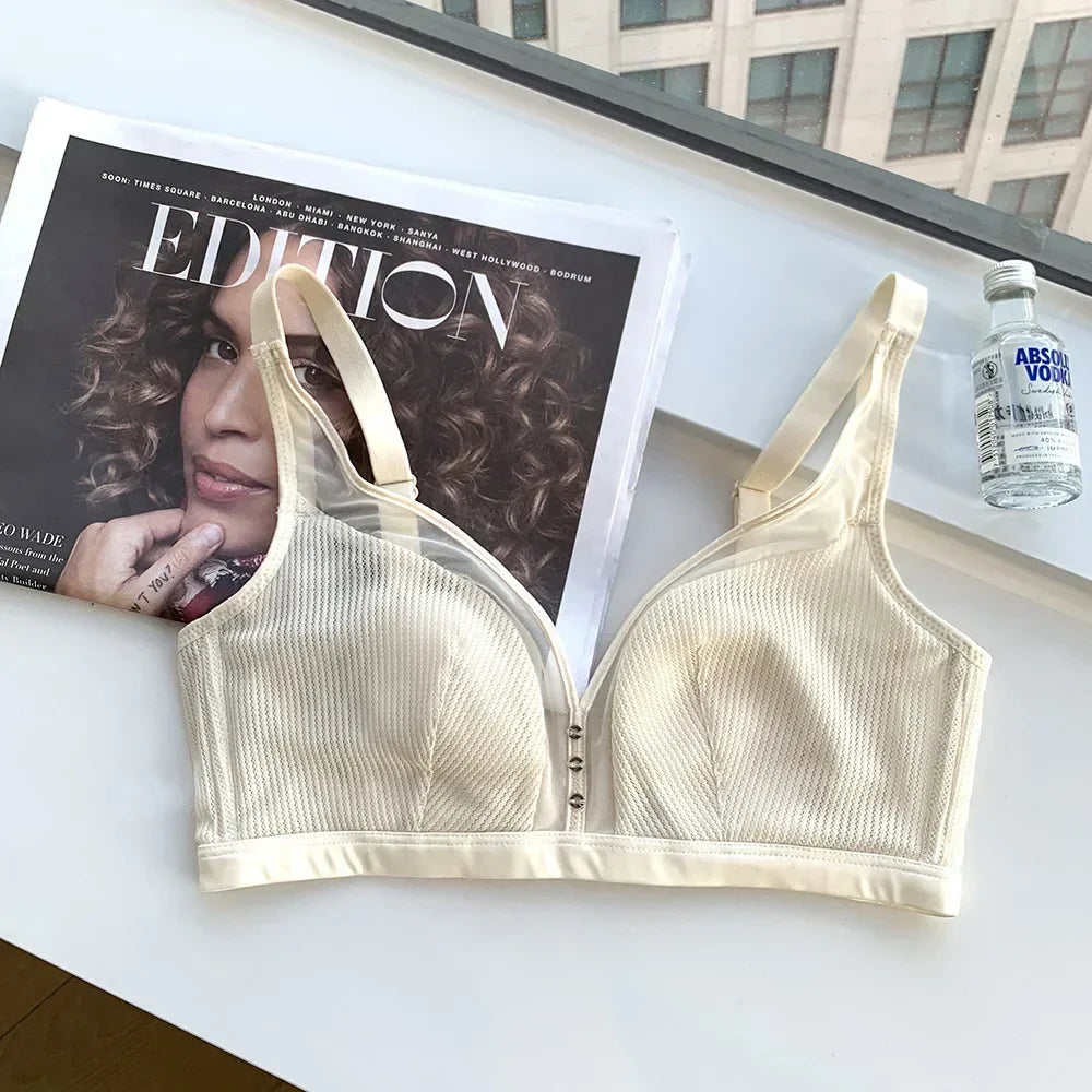 New Sexy Lace Bralette Bra Women Underwear Push Up Bra Untra-thin Comfortable Breathable Brassiere Plus Size Women Lingerie