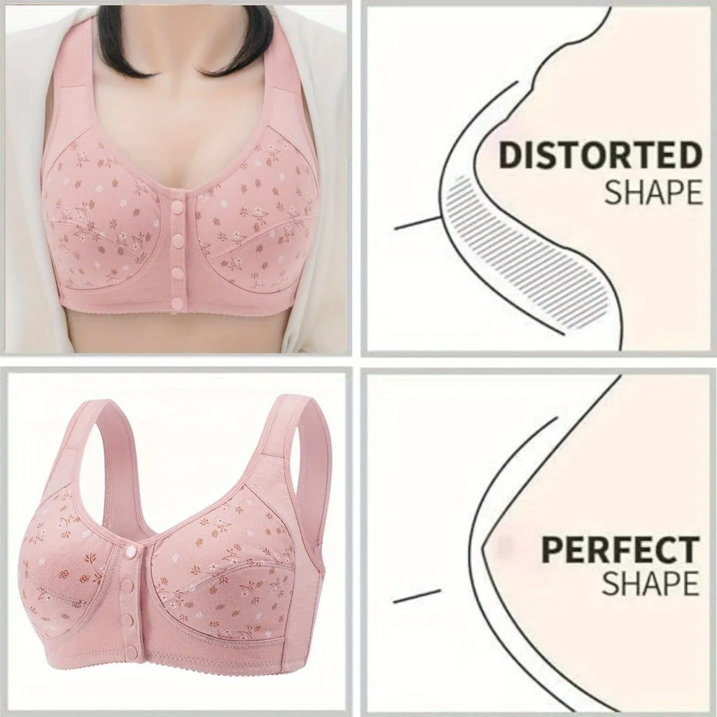7pcs Elegant Lace Push Up Bras Set for Plus Size Women, Seamless Breathable Lace Bras, All-Day Wear, Multi-Occasion Lingerie