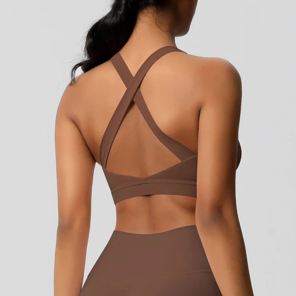 Women Fitness Yoga Bras Sexy Sling Beauty Back Fitness Push Up Sports Women Underwear Running Crop Top Yoga Clothes