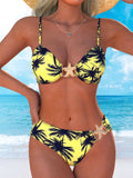 Sexy White Polka Dot Print Bikini Set 2026 Women Metal Starfish Push Up High Waist Swimsuit Beach Holiday Bathing Suit Swimwear