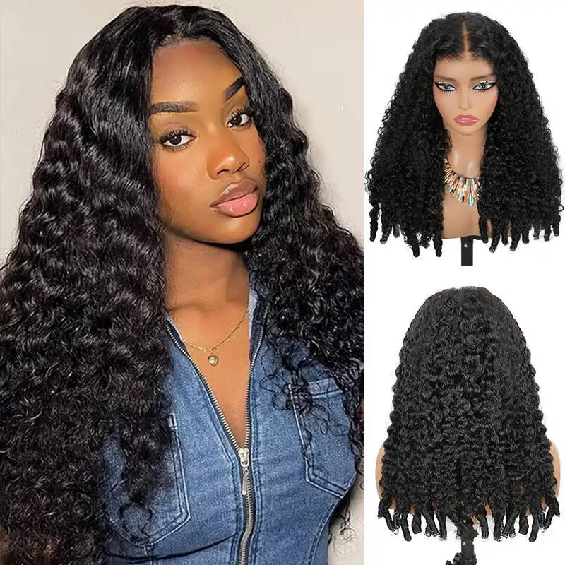 13x6 Lace Frontal Wig 200% Density Burmese Curly Wig Human Hair 13x4 HD Transparent Pre Plucked Burmese Virgin Human Hair Wigs