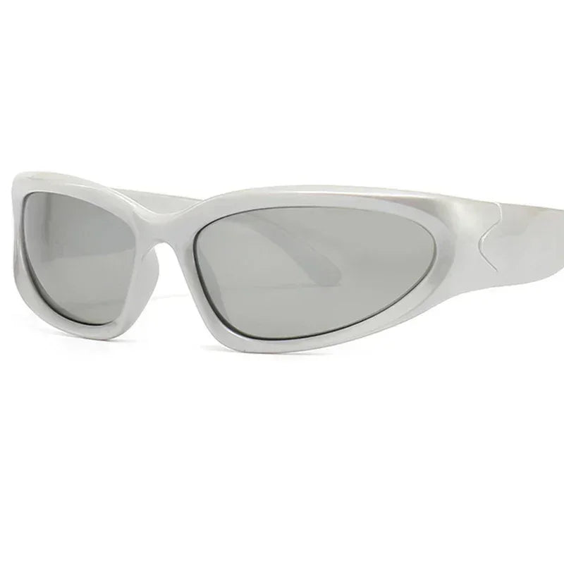 Unique Y2K Designer Luxury Sunglasses Women Rectangle Big Frame Sun Glasses For Men Outdoor UV Protection Classic 2000S Black Sh