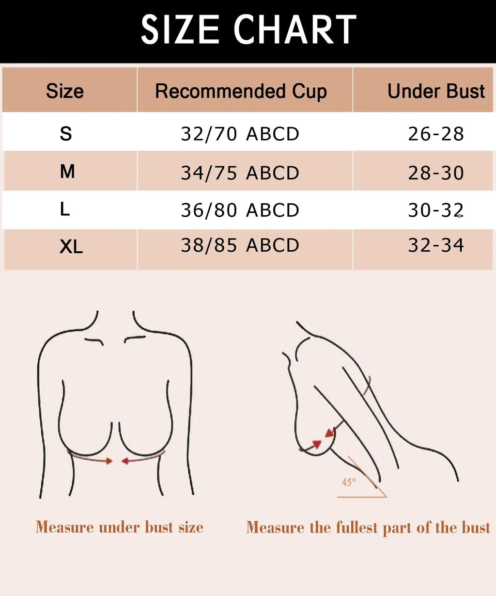 Women Sexy Lingerie Invisible Bra Deep U Plunge Bras Backless Top for Dresses, Transparent Strap Push Up Back Sling Underwear