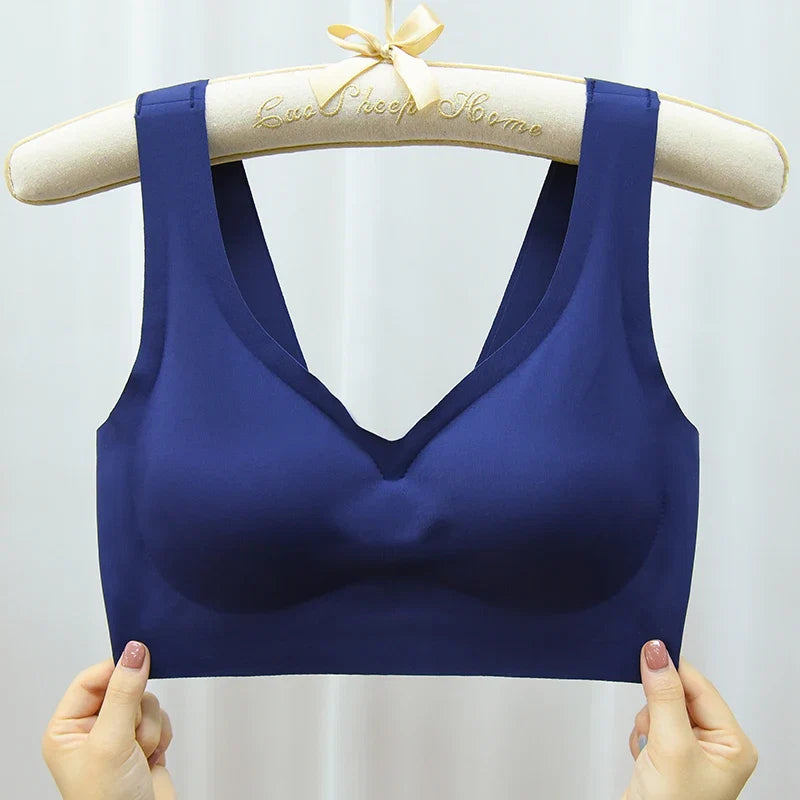 M-7XL Seamless Sport Bra Push Up Bra for Women Wireless Comfort Underwear Sport Brassiere Femme Plus Size Bralette Sexy Lingerie