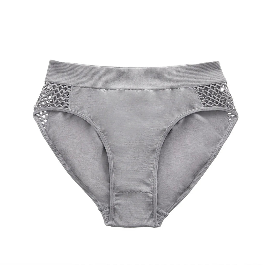 1pcs Mid Waist Solid Seamless Women Panties Underwear Breathable Comfortable Female Underpants Lingerie Hot Sale Lady Briefs