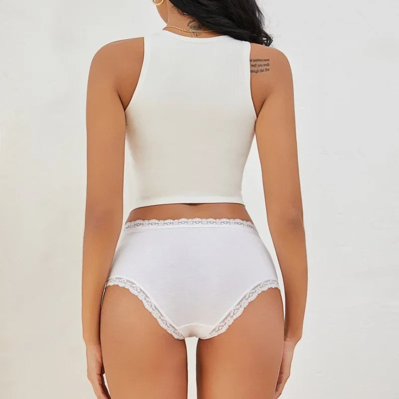 3Pcs/Set Women's Seamless Cotton Briefs Women Panties Solid Color Breathable Underwear Female Low Waist Soft Lingerie S-XXL